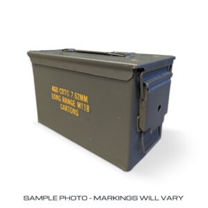 50 caliber M2A1 Ammo Can - used military surplus from Inoculum Group